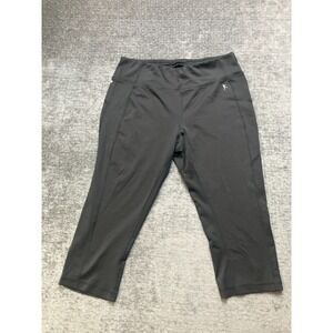 Danskin Now Dri More Capri Leggings Womens M 8-10 Black Running Workout Fitted